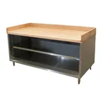image of BK Resources CMBT-3672 Chef Table, Cabinet Base with Open Front
