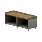 image of BK Resources CMBT-3696 Chef Table, Cabinet Base with Open Front