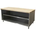 image of BK Resources CMT-3072 Chef Table, Cabinet Base with Open Front