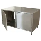 image of BK Resources CST-2436H2 Cabinet Base Hinged Doors Work Table