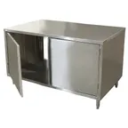 image of BK Resources CST-3036H2 36" Cabinet Base Hinged Doors Work Table