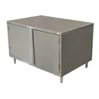 image of BK Resources CST-3060H 60" Cabinet Base Hinged Doors Work Table
