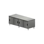 image of BK Resources CST-3084S2 Chef Table with Sliding Doors, Doors On Both Sides / 84"W x 30"D