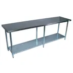 image of BK Resources CVT-8424 84" Stainless Steel Top 73" - Work Table