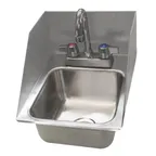 image of BK Resources DDI-0909524S-P-G Deep Drawn Drop-In Sink, One Compartment