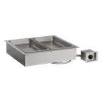 image of BK Resources E-H21-4 Hot Food Well Unit, Drop-In, Electric Halo Heat