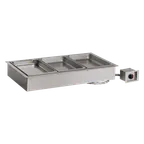 image of BK Resources E-H31-4 Hot Food Well Unit, Drop-In, Electric Halo Heat
