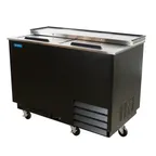 image of BK Resources GF-50 Mug Glass Froster/Plate Chiller 50" 240‑Mug Black 4" -8°F‑0°F SteelHC ETL Battery