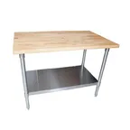 image of BK Resources MFTS-7230 72" Wood Top Work Table