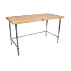 image of BK Resources MFTSOB-4836 Work Table with Stainless Steel Open Base
