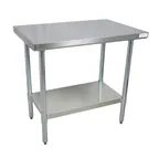 image of BK Resources QVT-4824 48" Stainless Steel Top 40" - Work Table