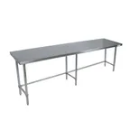 image of BK Resources QVTOB-9636 96" Stainless Steel Top 85" - Work Table