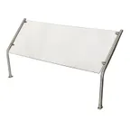 image of BK Resources SG-45SS-36 45° Angled Sneeze Guard, Self-Serve Style