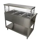 image of BK Resources SG-FCS-2 Cafeteria Shelf with Sneeze Guard