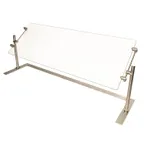 image of BK Resources SG-P-60 Portable Adjustable Sneeze Guard, 60"