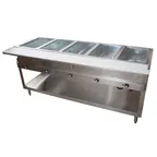 image of BK Resources STE-5-120 72" Electric Steam Table, (5) Open Pan Wells