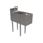 image of BK Resources UB4-18-SS12-GR-PG Underbar Sink Units, 1 Compartment without Drainboard
