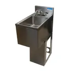 image of BK Resources UBB-18-1014HS12 Underbar Sink Units, 1 Compartment without Drainboard