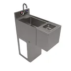 image of BK Resources UBB-18-SS12-GR-PG Underbar Sink Units, 1 Compartment without Drainboard