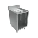 image of BK Resources UBC-1821 Under Bar Cabinet, 18"W X 21"D Base, 18" Drainboard Top