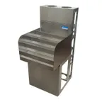 image of BK Resources UBDW-18-LD24 24"W Underbar Liquor Bottle Display Unit, (27) bottle capacity
