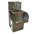image of BK Resources UBDW-21-1410BSS-P-G Underbar Blender Station with Dump Sink