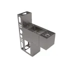 image of BK Resources UBDW-21-SS12-GR-PG Underbar Sink Units, 1 Compartment without Drainboard