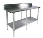 image of BK Resources VTTR5-8424 Work Table, 84"W X 24"D