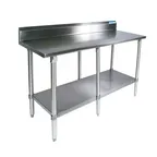 image of BK Resources VTTR5-8430 Work Table, 84"W X 30"D