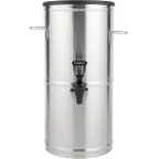 image of Bloomfield 8799-3G Round Stainless Steel Iced Tea Dispenser - 3 gal / Single Valve