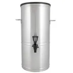 image of Bloomfield 8802-5G Round Stainless Steel Iced Tea Dispenser - 5 gal / Single Valve
