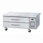 image of Blue Air BACB60M-HC 60" 2 Drawers Refrigerated Chef Base w/ Marine Edge, 9.8 cu. ft.