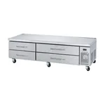 image of Blue Air BACB86M-HC 86" 4 Drawers Refrigerated Chef Base w/ Marine Edge, 17.2 cu. ft.