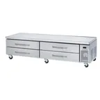 image of Blue Air BACB96M-HC 96" 4 Drawers Refrigerated Chef Base w/ Marine Edge, 21.4 cu. ft.