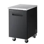 image of Blue Air BBB23-1B-HC 23" One Solid Door Back Bar Cooler, Black Finish