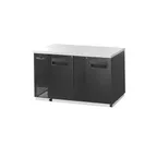 image of Blue Air BBB69-3S-HC 69" Two Solid Door Back Bar Cooler, Stainless Steel