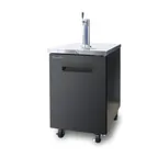 image of Blue Air BDD23-1S-HC 23" 1 Door 1 Tower Keg Cooler, (1) 1/2 Barrel, Stainless Steel