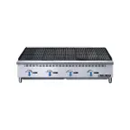 image of Blue Air BLCB48 47" Countertop Gas Radiant Charbroiler w/ (4) Burners, 140.000 BTU
