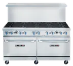 image of Blue Air BLR60-10B Gas 60" Heavy Duty Range w/ (10) Open Burners, (1) Standard Oven, 470.000 BTU