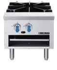 image of Blue Air BLSP1-L Low Stock Pot, 18" 3‑Ring Burner Stainless Steel, 18" x 24‑1/4" x 18" 80,000 BTU/H
