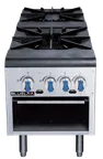 image of Blue Air BLSP2 18" Stock Pot, Lift‑Off Burners, Stainless Pilots/Tubing, 160,000 BTU/H, 18"W x 52‑1/4"D