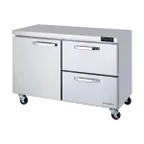 image of Blue Air BLUR48-D2R-HC 48" 1-Door & 2-Drawer Undercounter Refrigerator, Stainless Steel, 13.1 cu ft