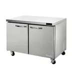 image of Blue Air BLUR48-HC 48" Two Section Undercounter Refrigerator w/ 2 Doors, 13.1 cu. ft.