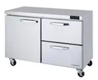 image of Blue Air BLUR60-D2R-HC 60" 1-Door & 2-Drawer Undercounter Refrigerator, Stainless Steel, 16.7 cu. ft.