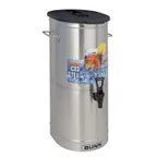 image of BUNN 34100.0003 TDO-5 Iced Tea/Coffee Dispenser, Brew-Through Plastic Lid, 5 Gallon