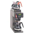 image of BUNN 38700.0000 Automatic Fill Coffee Brewer for Decanters With Hot Water Faucet, Plastic / Single