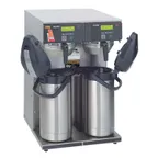 image of BUNN 38700.0013 Axiom® Twin APS Airpot Coffee Brewer, 15 gal/hr, Double Brew Heads, 6100 W-120/240 V