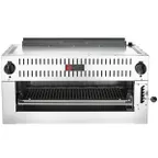 image of Wolf C36IRB 36" Infrared Gas Salamander Broiler with Manual Control - 30,000 BTU Burner