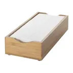 image of Cal-Mil 1234 Napkin Display, 9.5"W x 4.75"D x 2"H, Bamboo, BPA Free, Accommodates Napkin Size