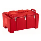 image of Cambro 100MPC158 Camcarriers® Top Loading Insulated Food Carrier - Hot Red